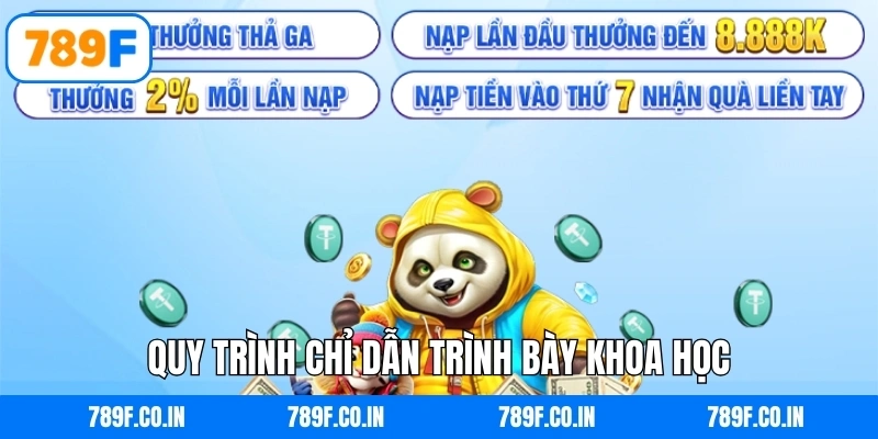 Quy trình chỉ dẫn trình bày khoa học